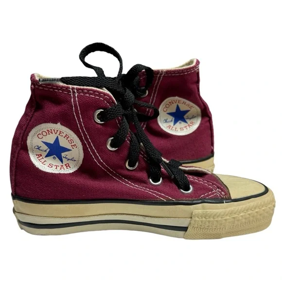 Vintage Kids Converse All Star Made in USA Chuck Taylor Sz 10